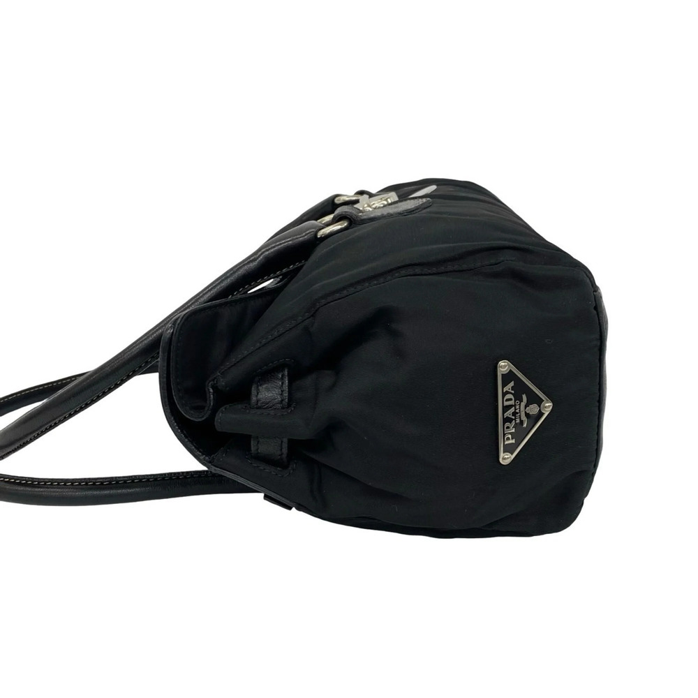 PRADA Black Leather Shoulder Bag - Picture 5 of 10